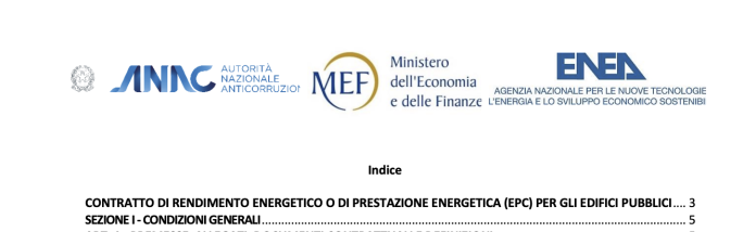 Contratto tipo EPC
