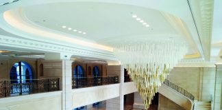 Il Plaza Doha Hotel e le ringhiere e balaustre Made in Italy