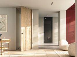 La nuova porta a bilico con apertura in entrambe le direzioni