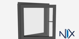 Nix, il minimalismo per il foro finestra: la maniglia che non si vede