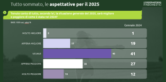 Invariate le preoccupazioni. Pessimiste su acquisti importanti (serramenti compresi) il 70% delle famiglie