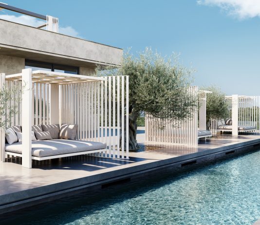 La Balinese: alluminio verniciato per l’outdoor