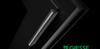 Giesse presenta Proxima, cerniera ultrasottile per porte in alluminio