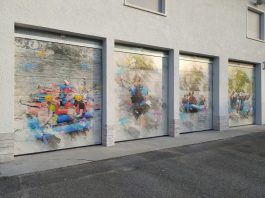 I portoni su misura per la sede del centro rafting