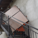 Super carrello per il trasporto di serramenti e porte