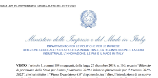 Agevolazioni Transizione 4.0, iniziate le prenotazioni sui fondi disponibili