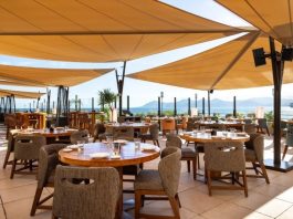 La terrazza branché di Zuma Cannes