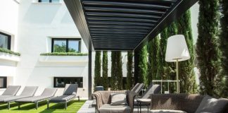 Kedry a Madrid: il salotto bordo piscina nella capitale spagnola