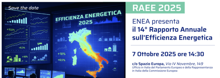 Presentazione 14° Rapporto Annuale sull’efficienza Energetica (RAEE)