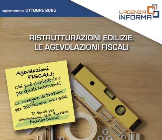 Ristrutturazioni edilizie: rilasciata nuova guida ai bonus fiscali