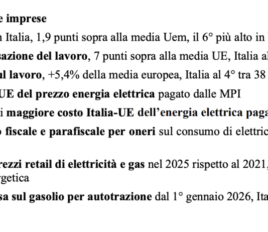 Italia/Ue: 42,9 miliardi di maggiori tasse su imprese e cittadini italiani