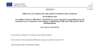 Stretta UE sui claim ambientali: per aziende/operatori si valuteranno i fatti