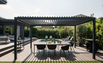 Movie: la nuova pergola bioclimatica con lamelle orientabili