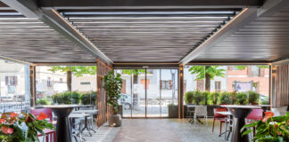 Un nuovo dehor per la Trattoria Tre Re di Pavia