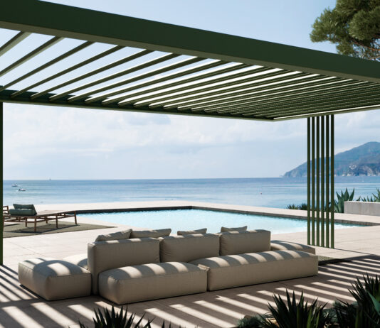 CODE, il sistema outdoor di BT che rivoluziona il concetto di pergola bioclimatica
