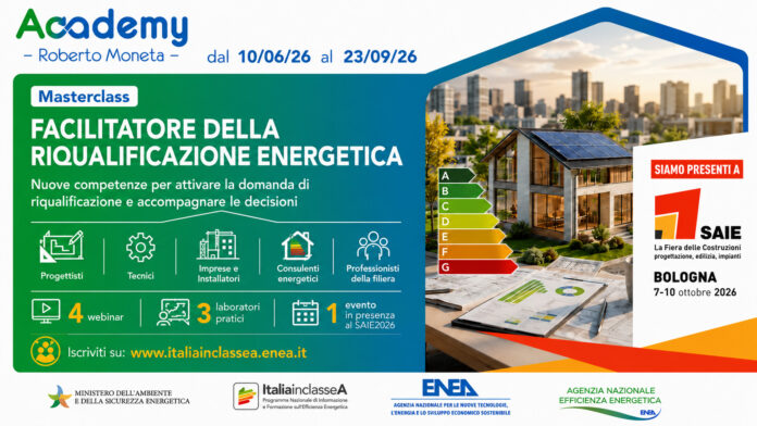 FICHE_MASTERCLASS_2026_finale_web ENEA, in collaborazione con SAIE organizza la Masterclass Facilitatore della riqualificazione energetica