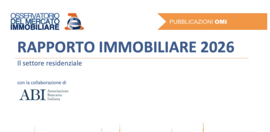 Rapporto Immobiliare OMI 2026: fase espansiva per il settore residenziale
