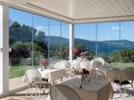 Vigna Caio Relais & Spa: una pergola bioclimatica per il relais sul lago