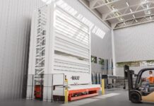 Magazzini automatici MAXI: stoccare profili, pannelli e materiali ingombranti nel settore serramenti