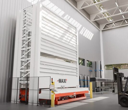 Magazzini automatici MAXI: stoccare profili, pannelli e materiali ingombranti nel settore serramenti