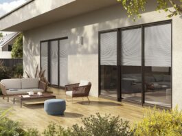 Schermatura solare integrata nella vetrata isolante Wave ScreenLine®