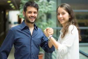 I fondatori di DroneGuardy Simone e Alessia Russo