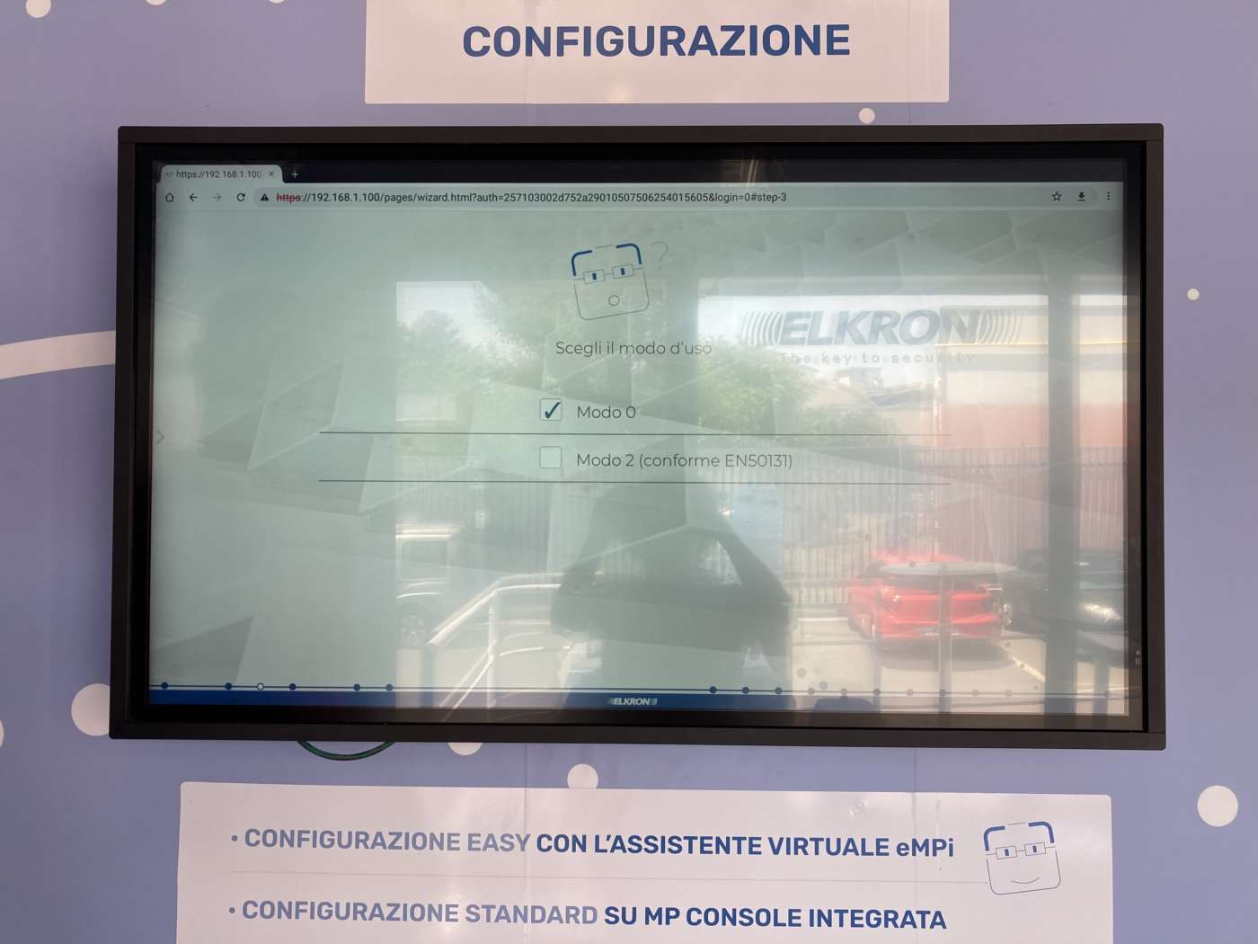 configurazione guidata elkron