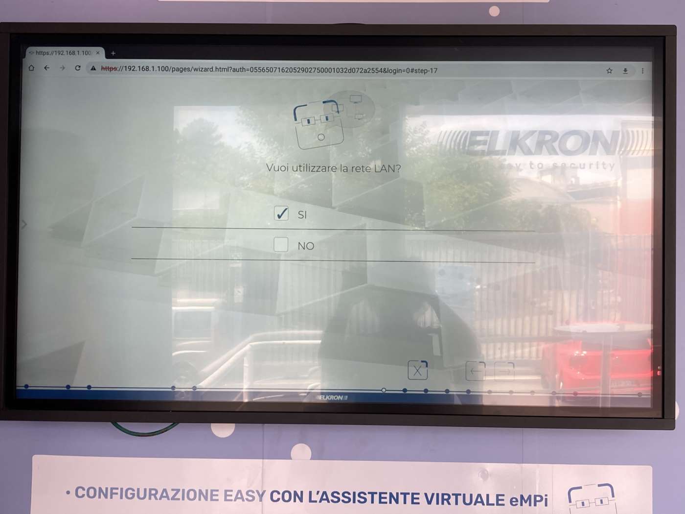 configurazione guidata elkron