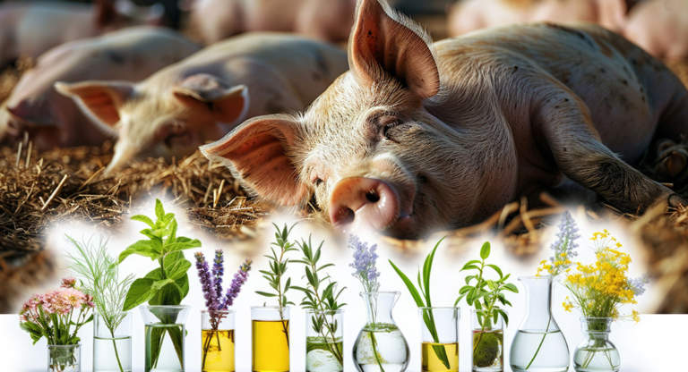 piante officinali stress suini