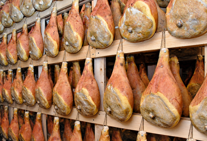 prosciutti in stagionatura progetto Izsum