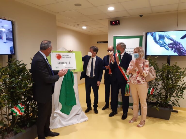 Ospedale San Gerardo, inaugurato Settore B