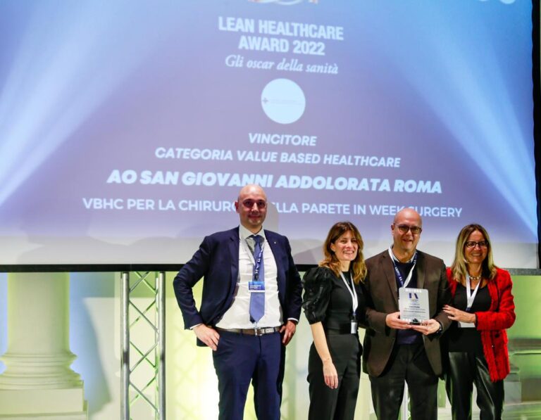 Value based healthcare, premio speciale all’AO San Giovanni Addolorata