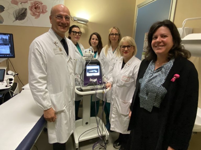 Irccs San Gerardo, nuova sonda per rimozione di noduli al seno