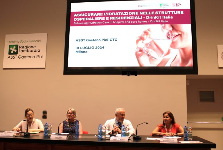 ASST Gaetano Pini-CTO e l’importanza dell’idratazione nei pazienti