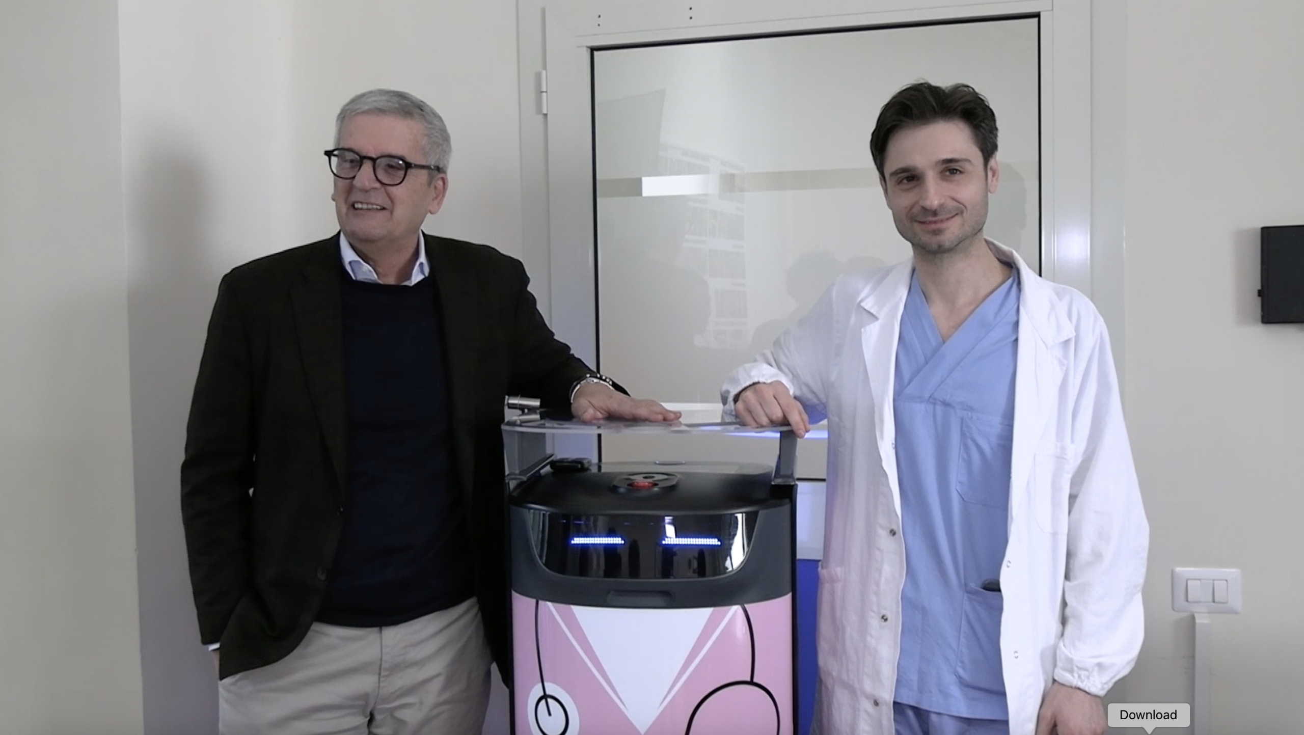 A Cosenza, robot oss per ridurre le infezioni ospedaliere
