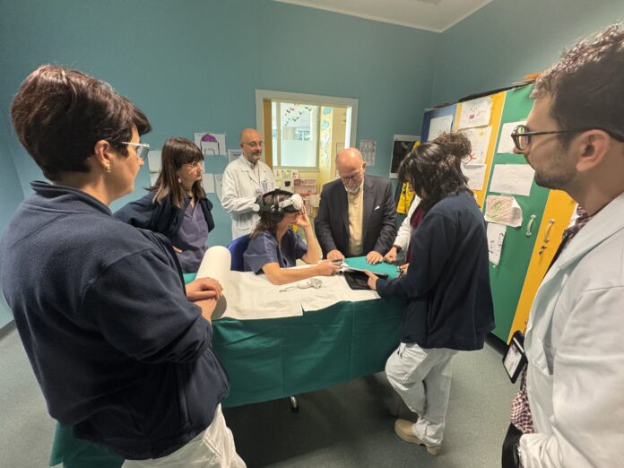 donazione visore realtà virtuale Irccs San Gerardo