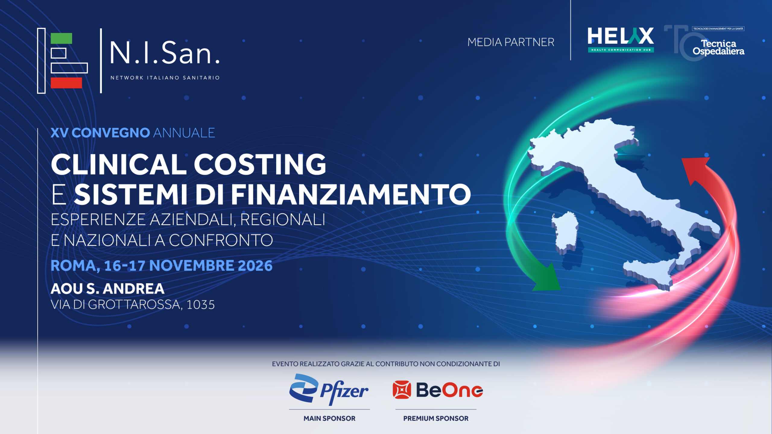 Clinical costing e sistemi di finanziamento: a Roma il XV convegno N.I.San.