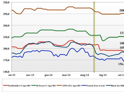Cereali. Prezzi nazionali e mondiali a confronto (dal 10 ottobre al 16 ottobre 2014) cereali