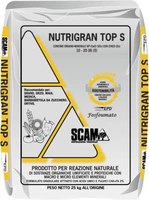 più fosforo nel terreno con Nutrigran Top S