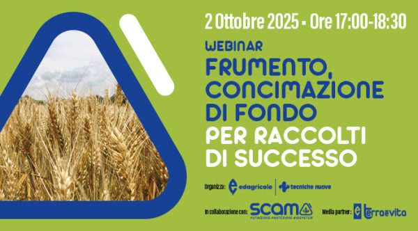 Webinar: Frumento, concimazione di fondo per raccolti di successo