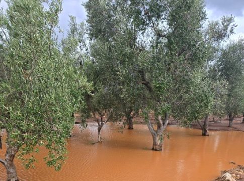 nubifragio nel brindisino