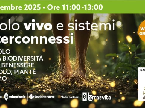 Webinar: Suolo vivo e sistemi interconnessi