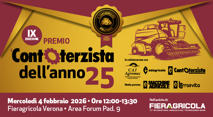 An image representing Premio “Il Contoterzista dell’Anno 2025” a Fieragricola