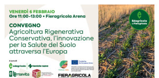 Convegno “Agricoltura Rigenerativa Conservativa, l’innovazione per la salute del suolo attraversa l’Europa” a Fieragricola
