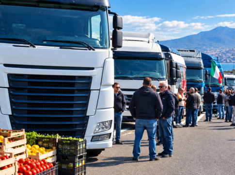 Protesta autotrasportatori, bloccate le spedizioni del food deperibile autotrasportatori