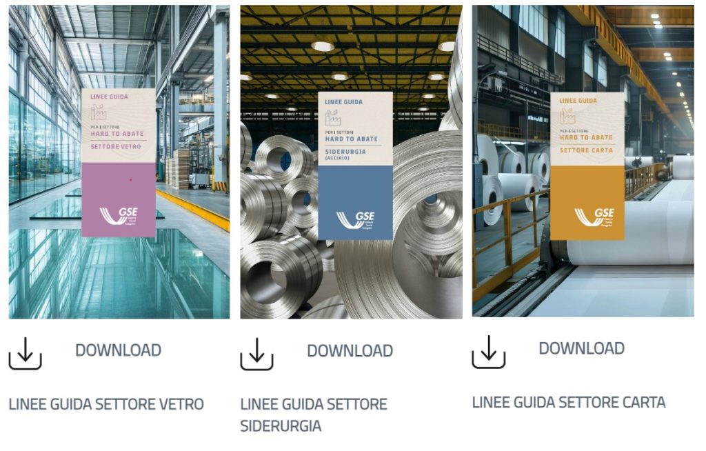 linee guida decarbonizzazione settori hard to abate