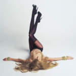Gold-hair-tights-and-heels