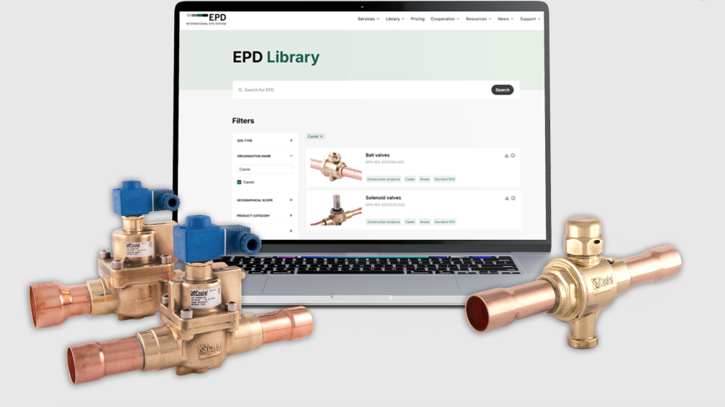 Castel ottiene EPD per due linee chiave